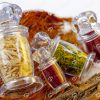 ##tt##- ظرف زعفران کریستالی طرح میلاد - نقلی  37672