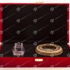 ##tt##- باکس مخمل کادویی (آذین متوسط و 5 گرم فلزی)  36554