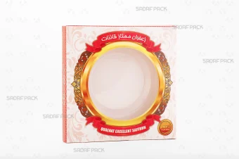 باکس مقوایی سفید قوطی 12 فلزی اسپانیا صدف پک مناسب بسته‌بندی لوکس برای هدیه سوغات و صادرات