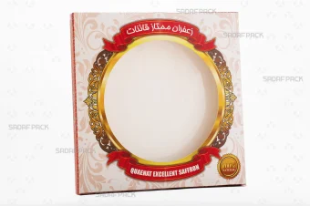 باکس مقوایی سفید قوطی 15 فلزی اسپانیا صدف پک مناسب بسته‌بندی لوکس برای هدیه سوغات و صادرات