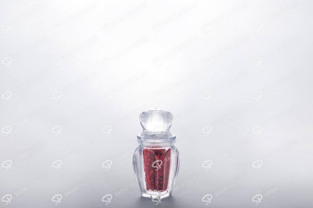 ##tt##- ظرف زعفران کریستالی طرح گوهر - نقلی  37568