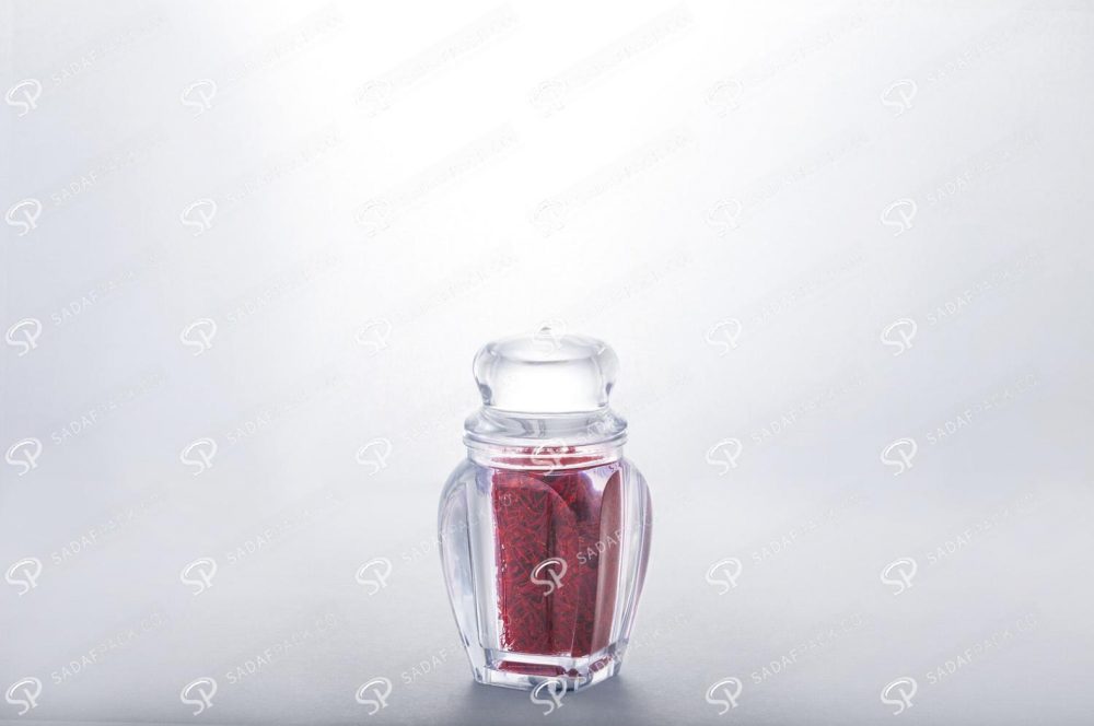 ظرف کریستالی زعفران طرح گوهر کوچک - Image 7