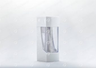 ##tt##- ظرف زعفران پلاستیکی مدل نگین - سفید  37199