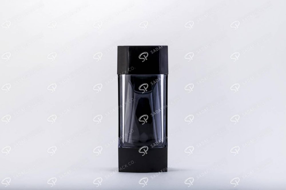 ##tt##- ظرف زعفران پلاستیکی مدل نگین - مشکی  37190