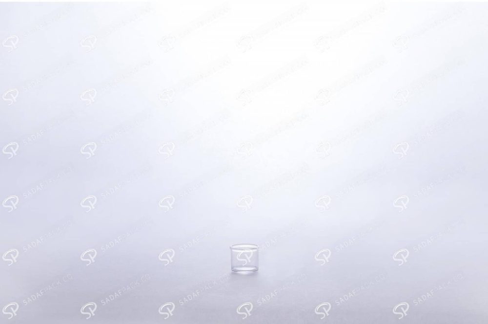 ##tt##- ظرف زعفران کریستالی طرح پودری کوتاه - شیری  37694