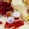 ##tt##- ظرف زعفران کریستالی طرح پودری کوتاه - شیری  37703