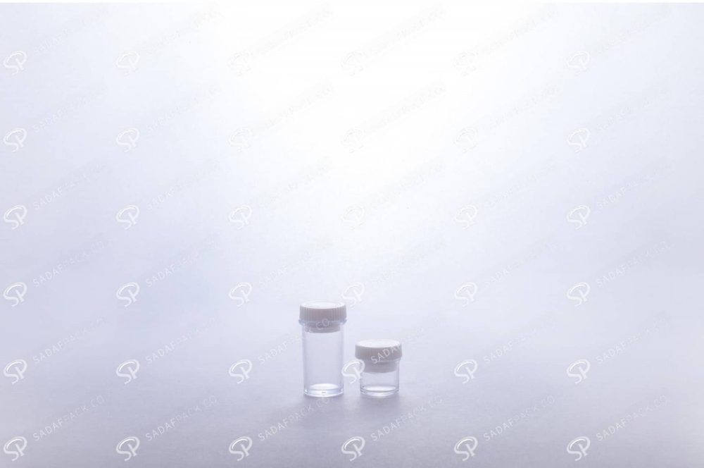 ##tt##- ظرف زعفران کریستالی طرح پودری بلند - شیری  37724