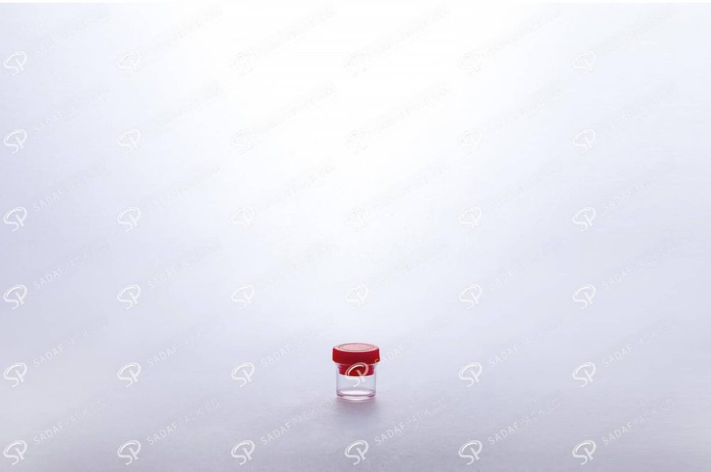 ##tt##- ظرف زعفران کریستالی طرح پودری کوتاه - قرمز  37696