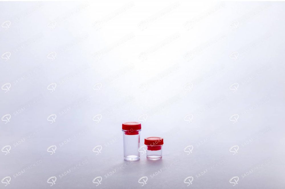 ##tt##- ظرف زعفران کریستالی طرح پودری کوتاه - قرمز  37707