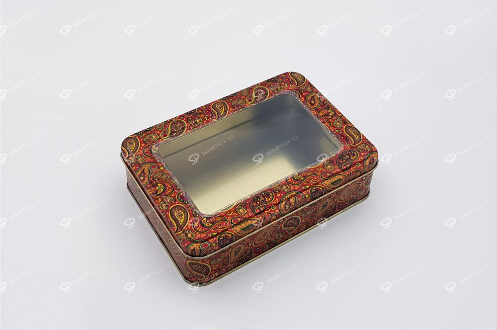 قوطی فلزی چهارگوش