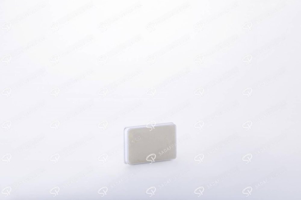 ##tt##- ظرف مستطیل کریستال - 4 کف سفید  38288
