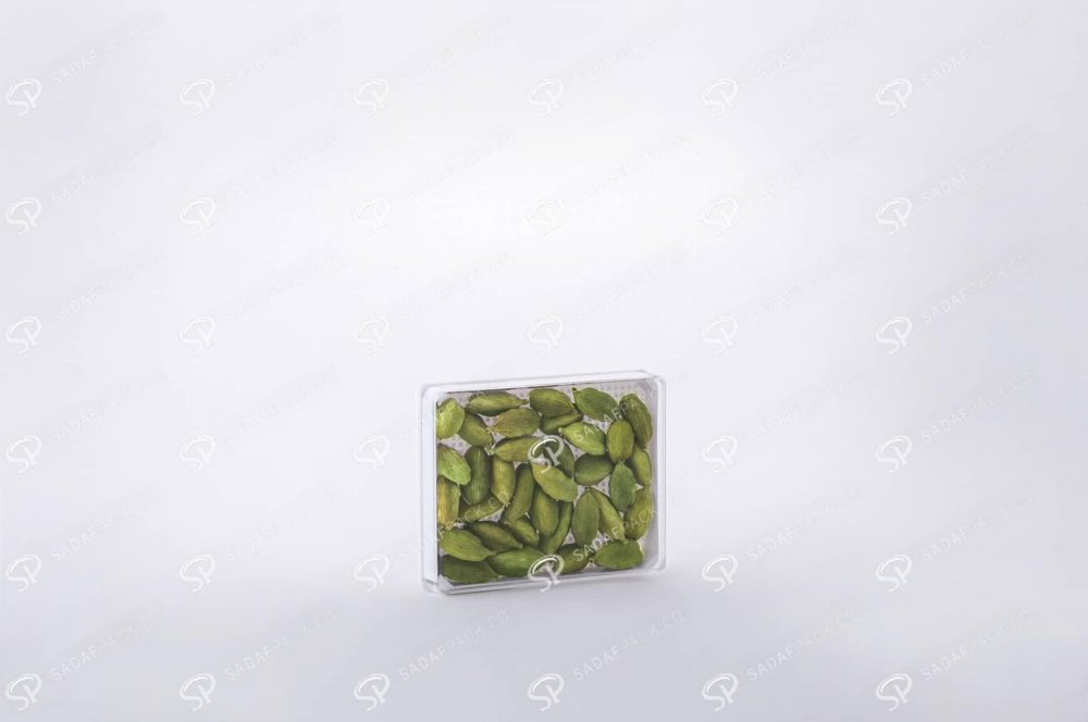 ##tt##- ظرف مستطیل کریستال - 7 کف سفید  38295