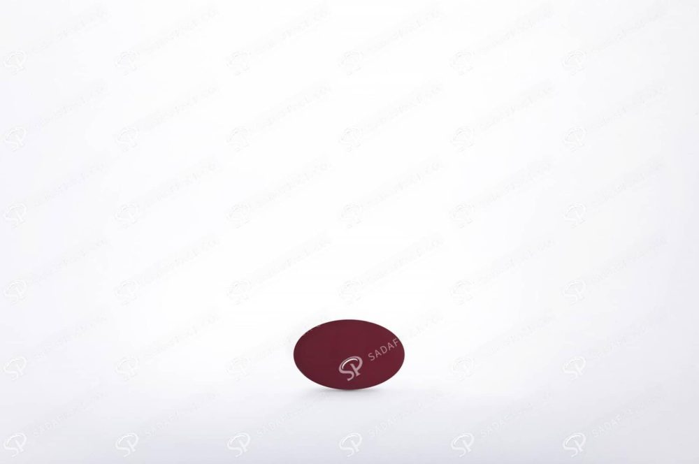 ##tt##- ظرف زعفران بیضی کف سفید سایز 1  37756