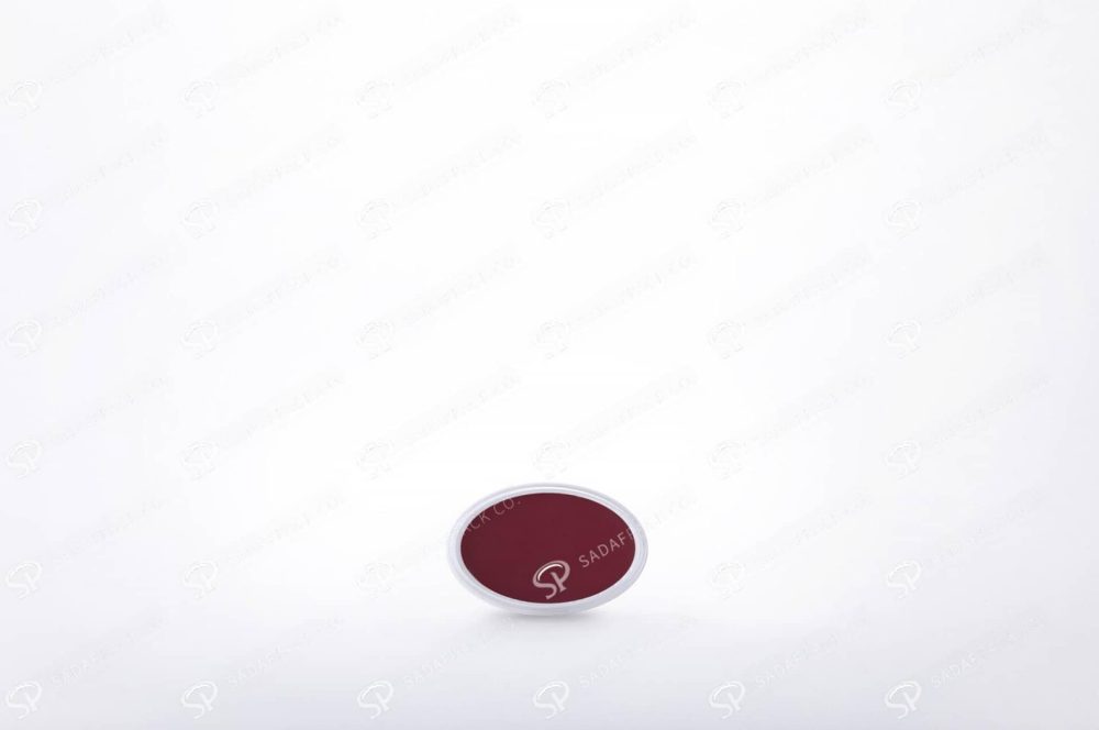##tt##- ظرف زعفران بیضی کف سفید سایز 1  37757