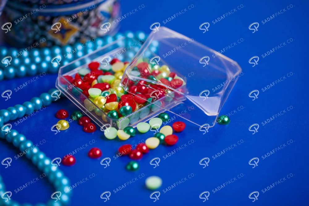 ##tt##- ظرف کریستال مربع 4 گرم  38168