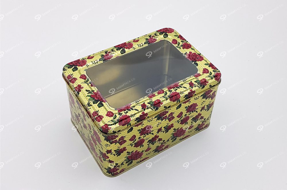قوطی فلزی چهارگوش