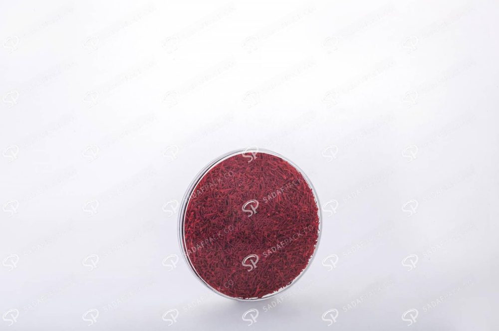 ##tt##- ظرف زعفران گرد - 9 نازک کریستال  38373