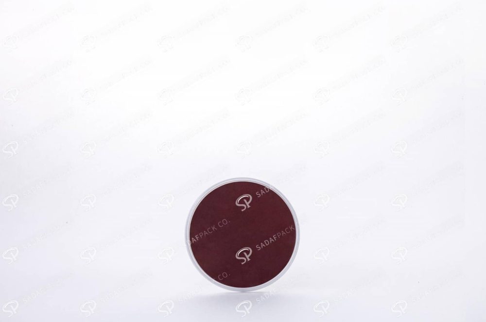 ##tt##- ظرف زعفران گرد - 6/5 نازک کف سفید  38202
