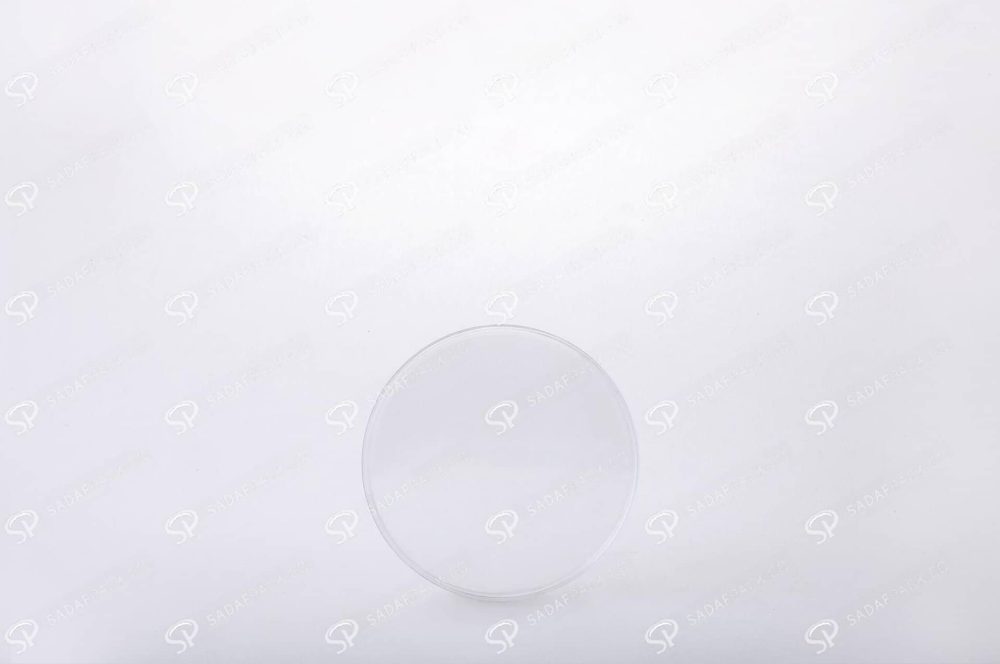 ##tt##- ظرف زعفران گرد - 8 محدب کریستال  37634