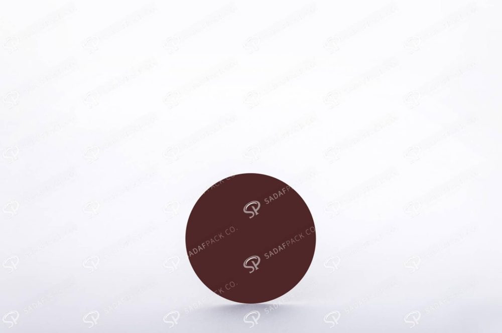 ##tt##- ظرف زعفران گرد - 8 محدب کریستال  37639