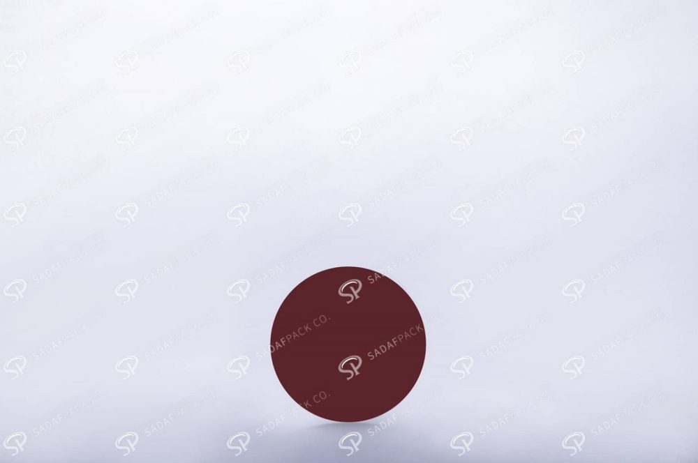 ##tt##- ظرف زعفران گرد - 6/5 مغزی کریستال  38260