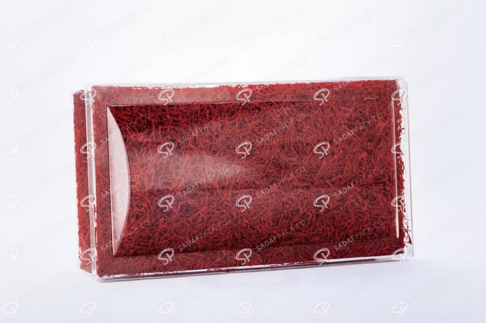 ##tt##- ظرف کریستالی مستطیل محدب کوتاه  37969