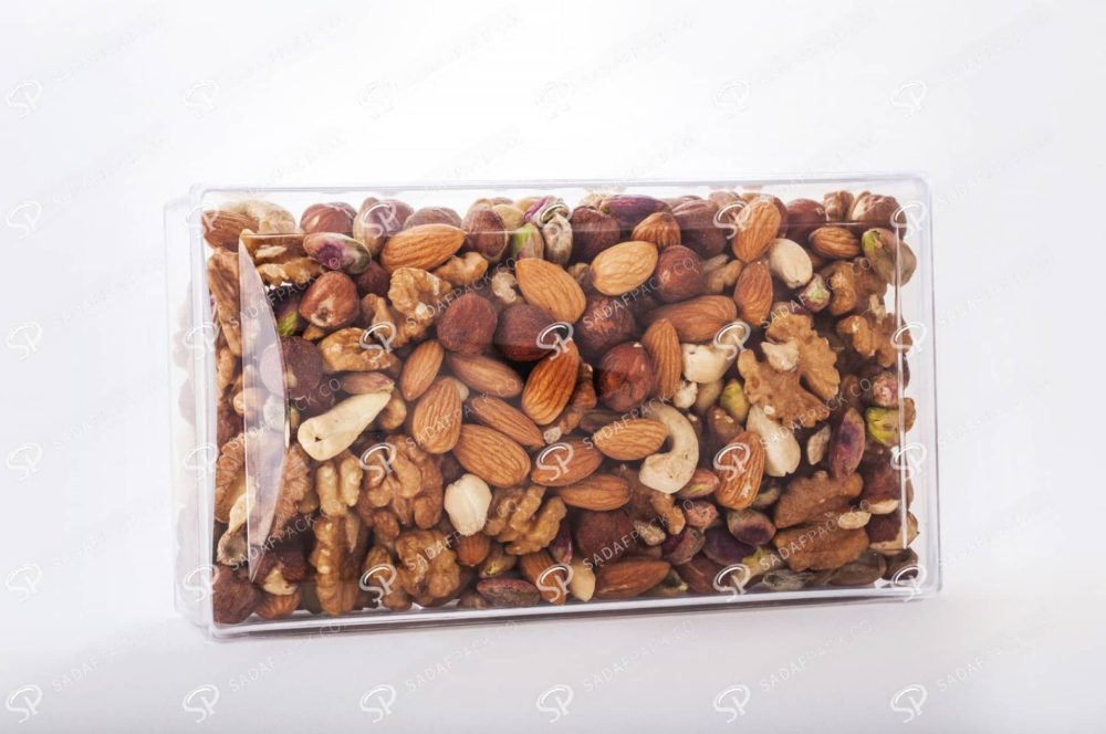 ##tt##- ظرف کریستالی مستطیل محدب کوتاه  37973