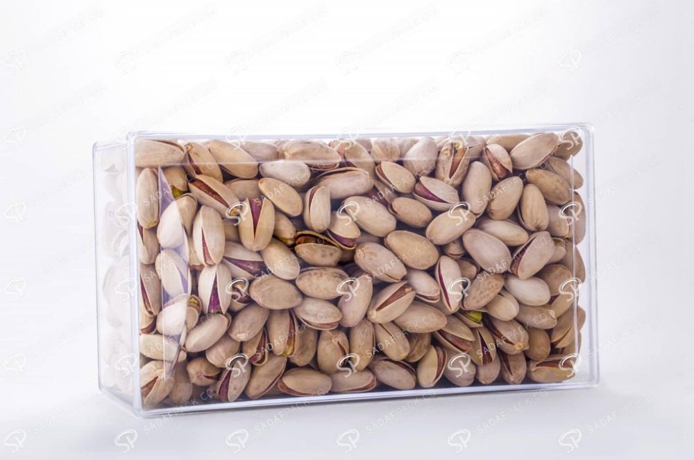 ##tt##- ظرف کریستالی مستطیل محدب بلند  37984