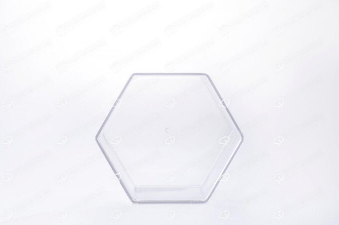 ظرف کریستالی شش ضلعی | صدف پک