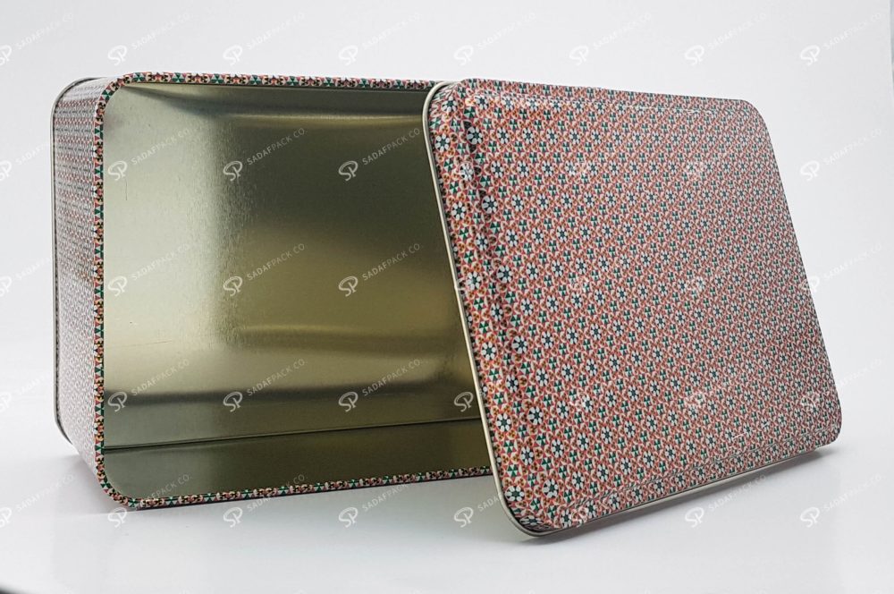 قوطی فلزی چهارگوش