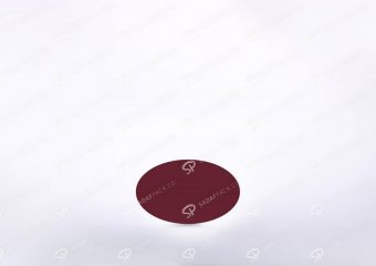 ##tt##- مقوا زرشکی ظرف بیضی 3  38473