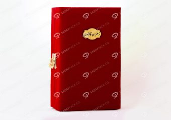 ##tt##- باکس مخملی آذین - بزرگ 38726 | جعبه برای بسته بندی زعفران