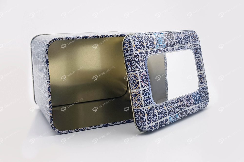 ظرف فلزی چهارگوش