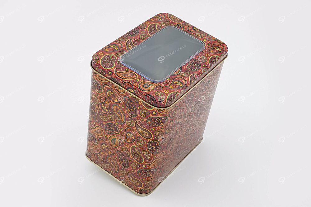 ظرف فلزی چهارگوش