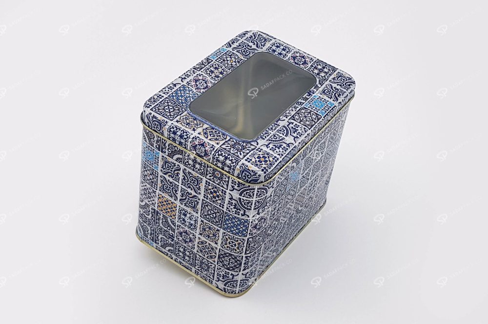ظرف فلزی چهارگوش