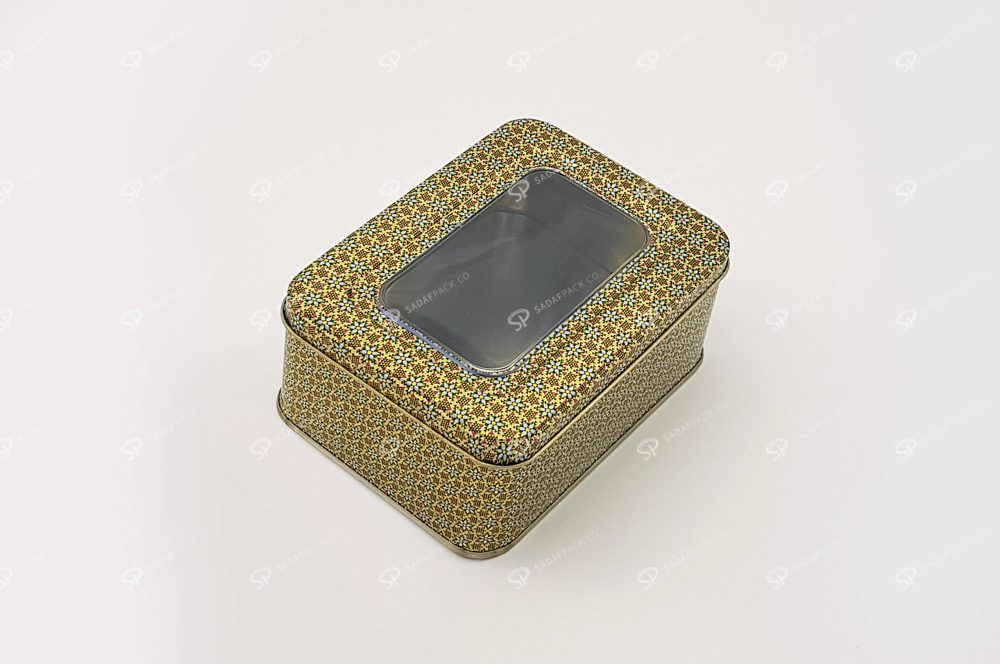 ظرف فلزی چهارگوش