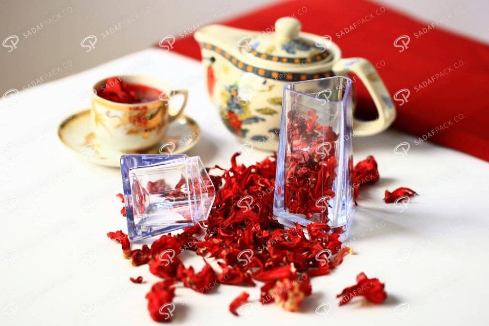 ##tt##- ظرف زعفران کریستالی طرح الماس - متوسط  37249