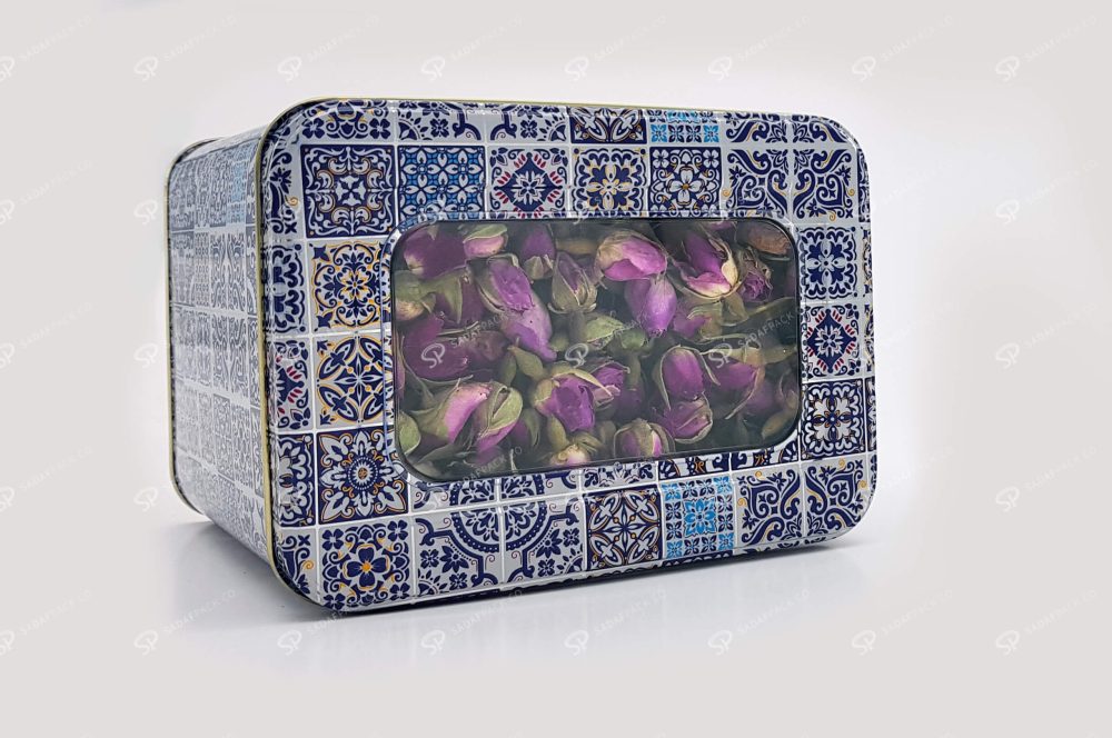 ظرف فلزی چهارگوش