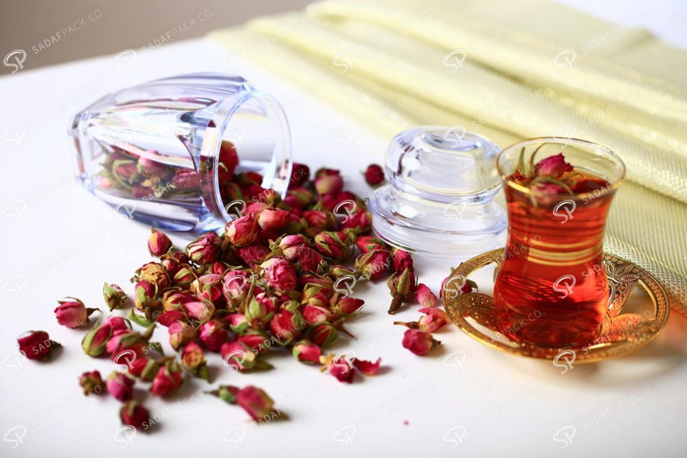 ظرف کریستالی زعفران طرح گوهر کوچک - Image 8
