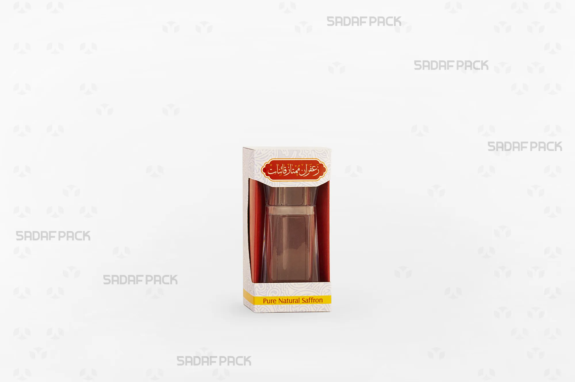 باکس مقوایی قوطی کریستالی الماس نقلی صدف پک با قوطی کریستالی الماس نقلی و مقر زرشکی رنگ داخلی برای بستهبندی لوکس هدیه صادرات و سوغات