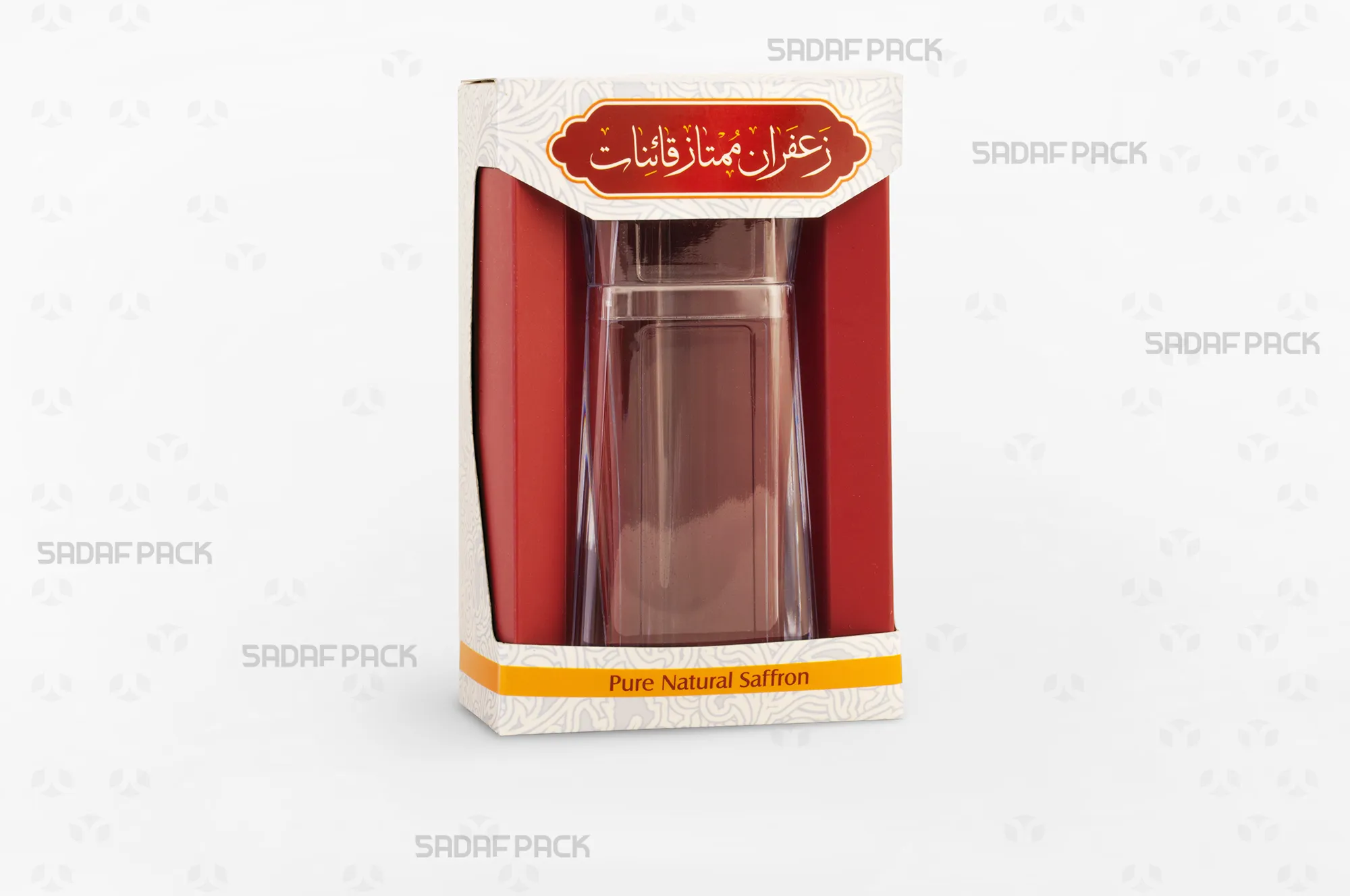 باکس مقوایی لوکس قوطی کریستالی الماس بزرگ صدف پک با قوطی کریستالی الماس بزرگ و مقر زرشکی رنگ داخلی برای بستهبندی لوکس هدیه صادرات و سوغات