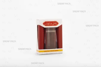 باکس مقوایی لوکس قوطی کریستالی الماس کوچک صدف پک با قوطی کریستالی الماس کوچک و مقر زرشکی رنگ داخلی برای بسته‌بندی لوکس هدیه صادرات و سوغات