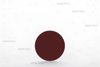 مقوا زرشکی قوطی 11 صدف پک