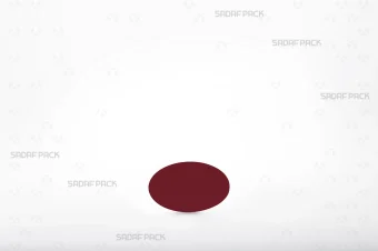 مقوا زرشکی قوطی بیضی 2 اسپانیا صدف پک