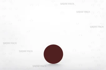 مقوا زرشکی قوطی 5 صدف پک