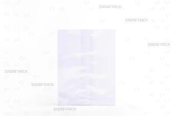 پاکت ترسبافان کرکره 20×15 سانتی‌متر صدف پک با ترسبافان شفاف و قابلیت دوخت حرارتی مناسب بسته‌بندی محصولات خشک و نگهداری طولانی‌مدت