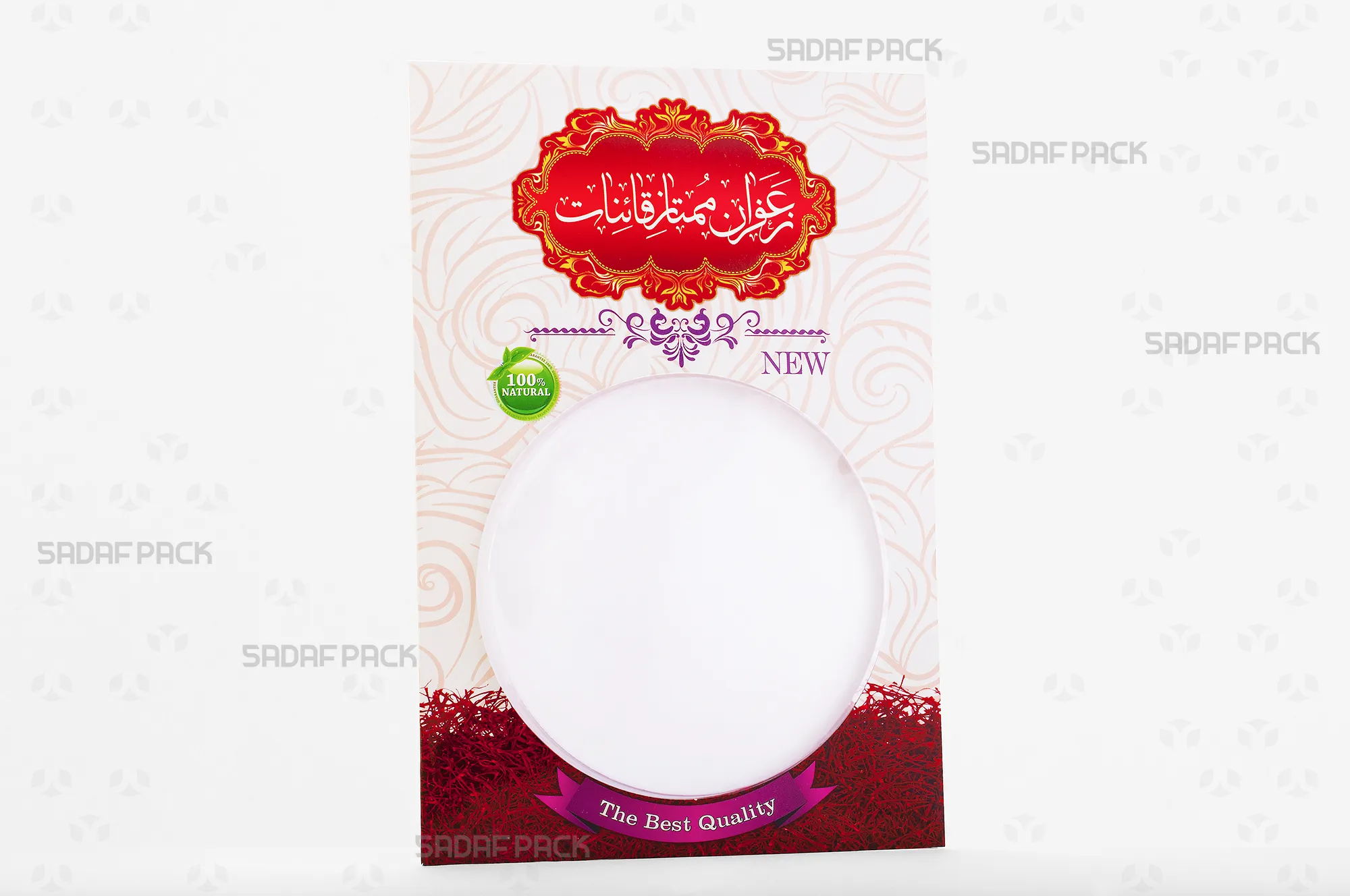 پاکت وکیوم قوطی 12 کریستالی صدف پک مناسب بستهبندی محافظ قوطیهای زعفران برای حمل و نقل و صادرات