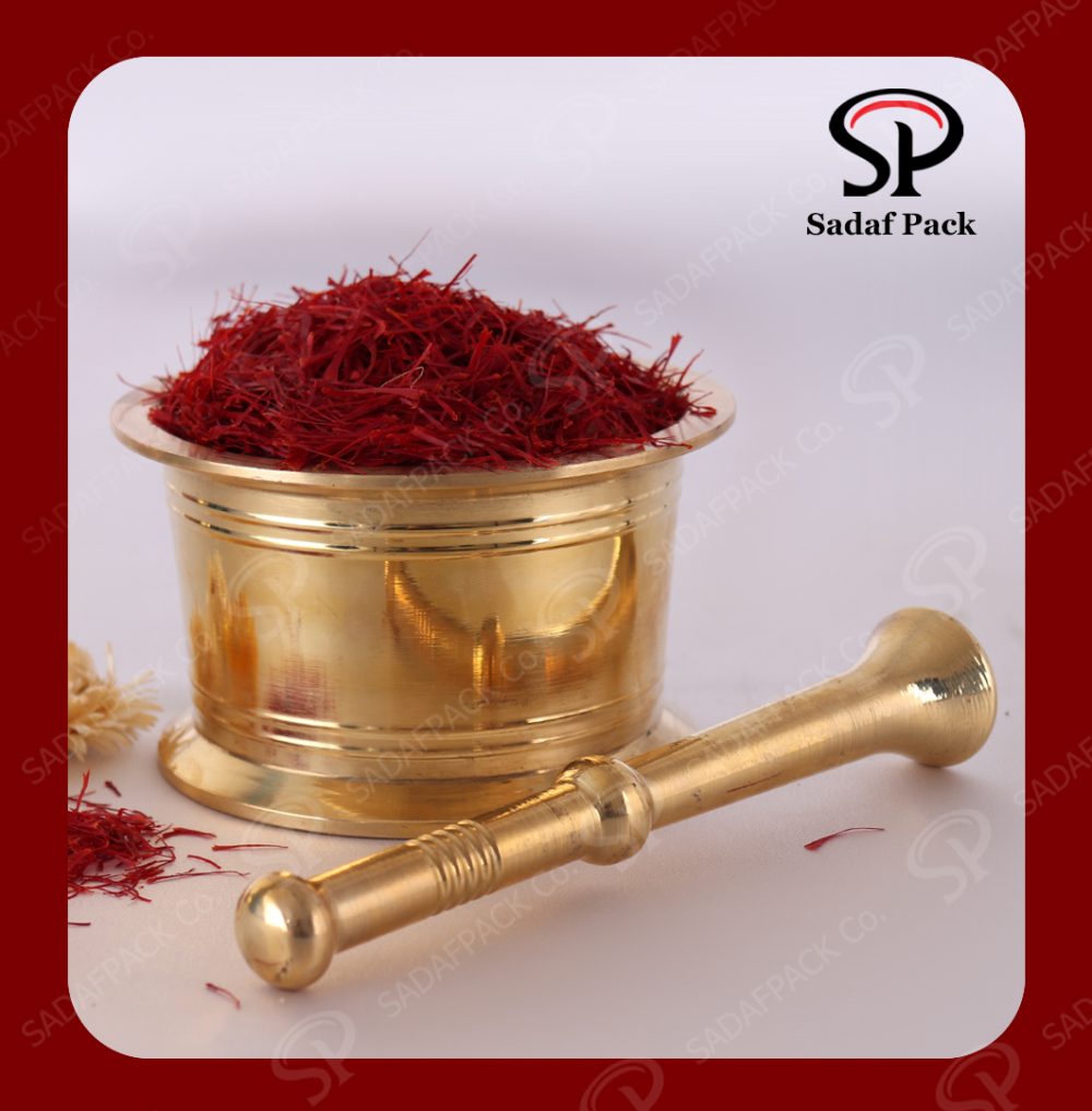 خرید هاون برنجی زعفران