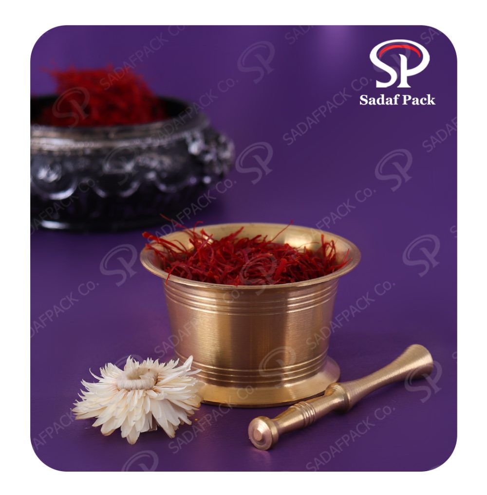 خرید هاون برنجی زعفران