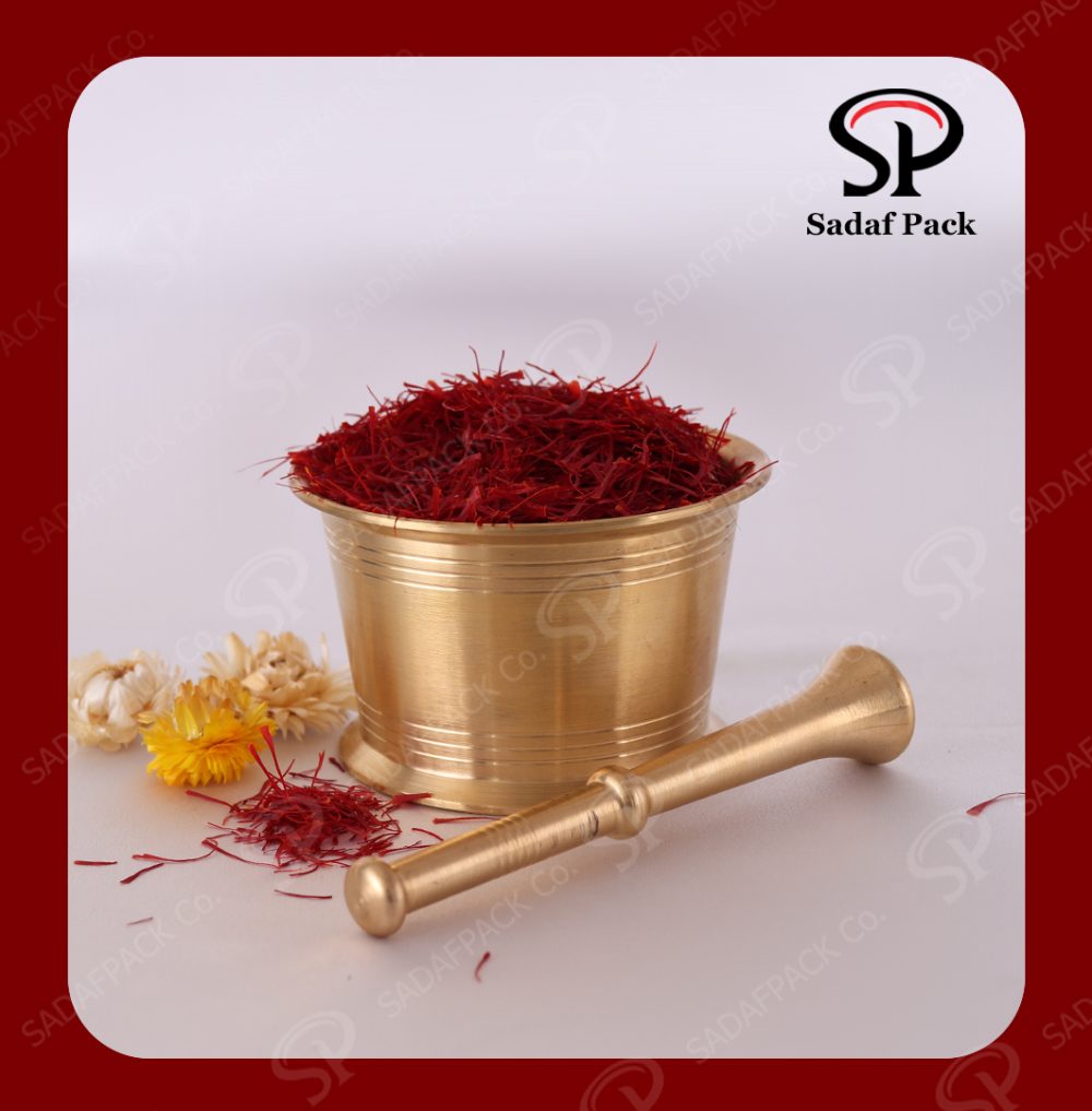 خرید هاون برنجی زعفران